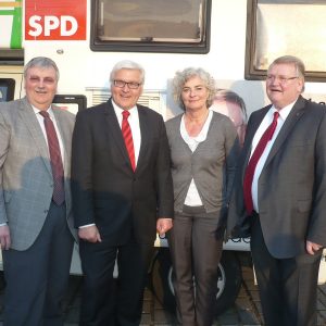 Bernd Banschkus, Frank-Walter Steinmeier, Petra Crone, Reinhard Jung