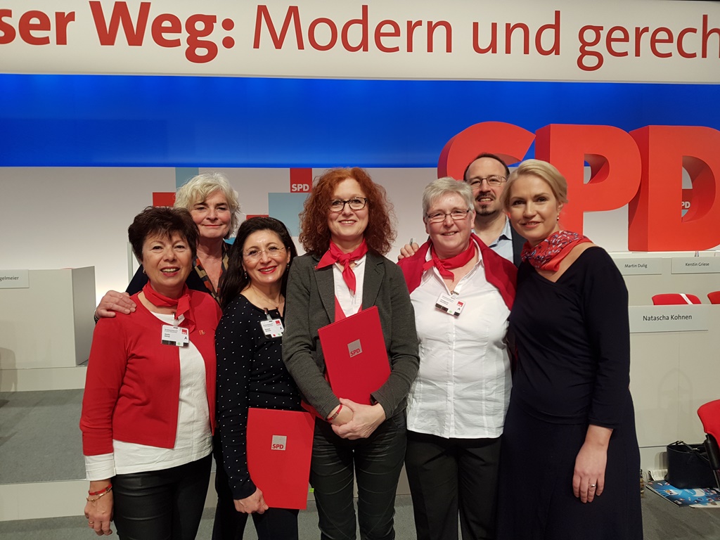 Verleihung des Wilhelm-Dröscher-Preises auf dem Bundesparteitag in Berlin